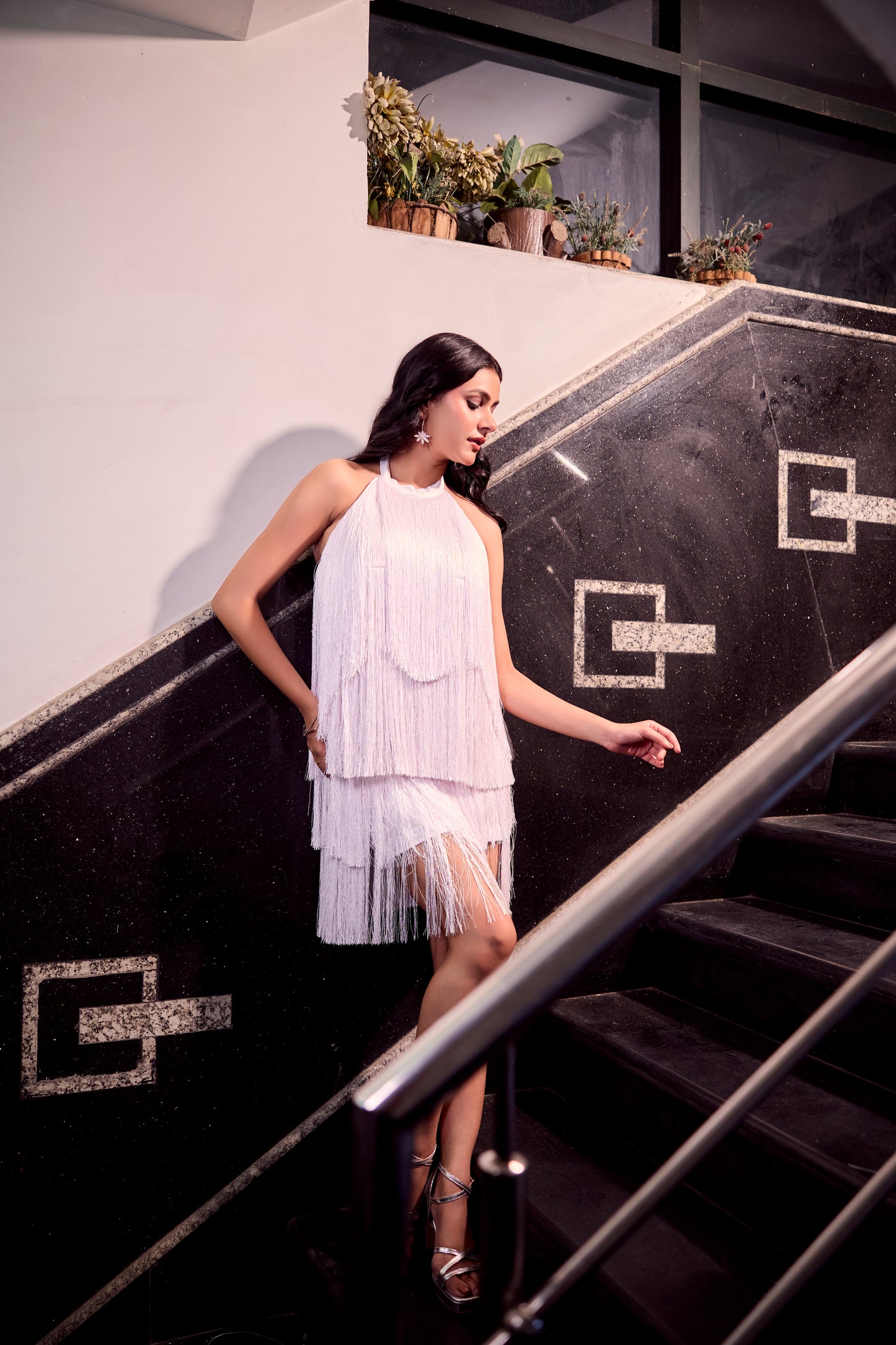 Halo Fringe Dress
