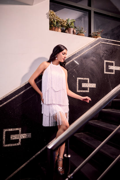 Halo Fringe Dress